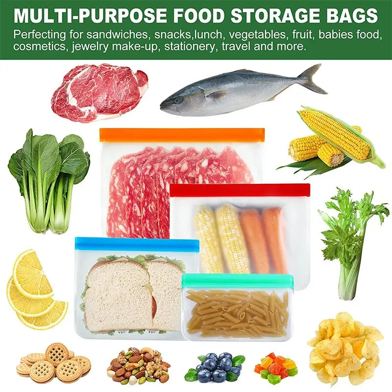 FreshPack — Bolsas de Silicona Reutilizables