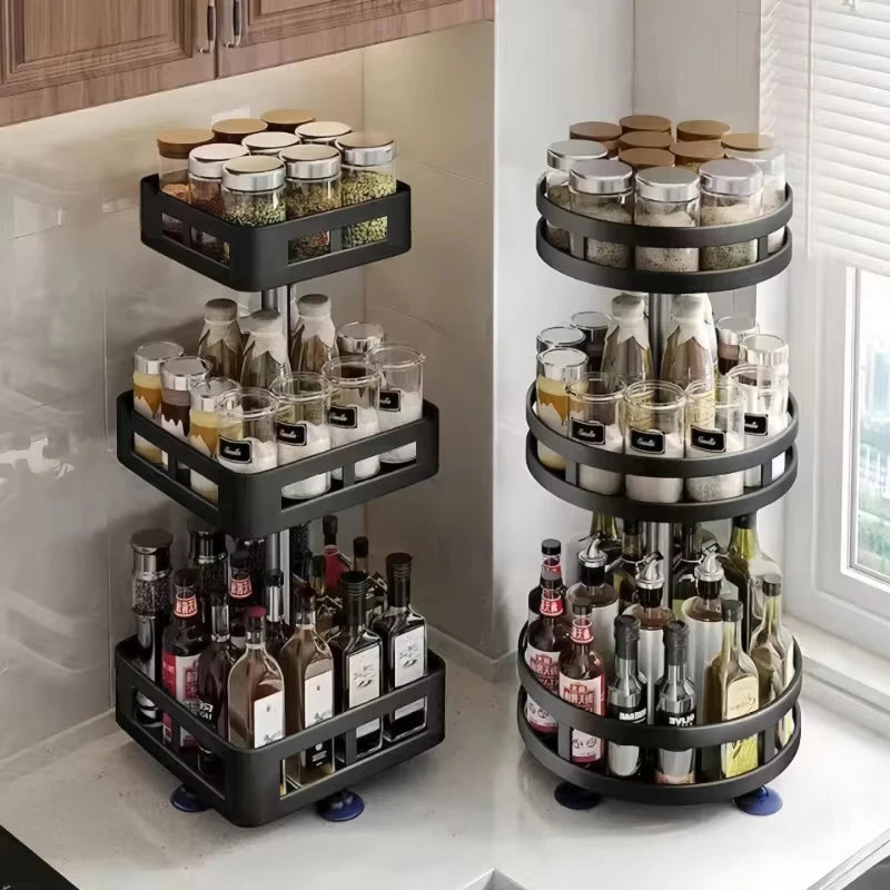 SpinRack — Organizador de Especias Giratorio 360°
