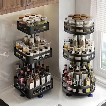 SpinRack — Organizador de Especias Giratorio 360°