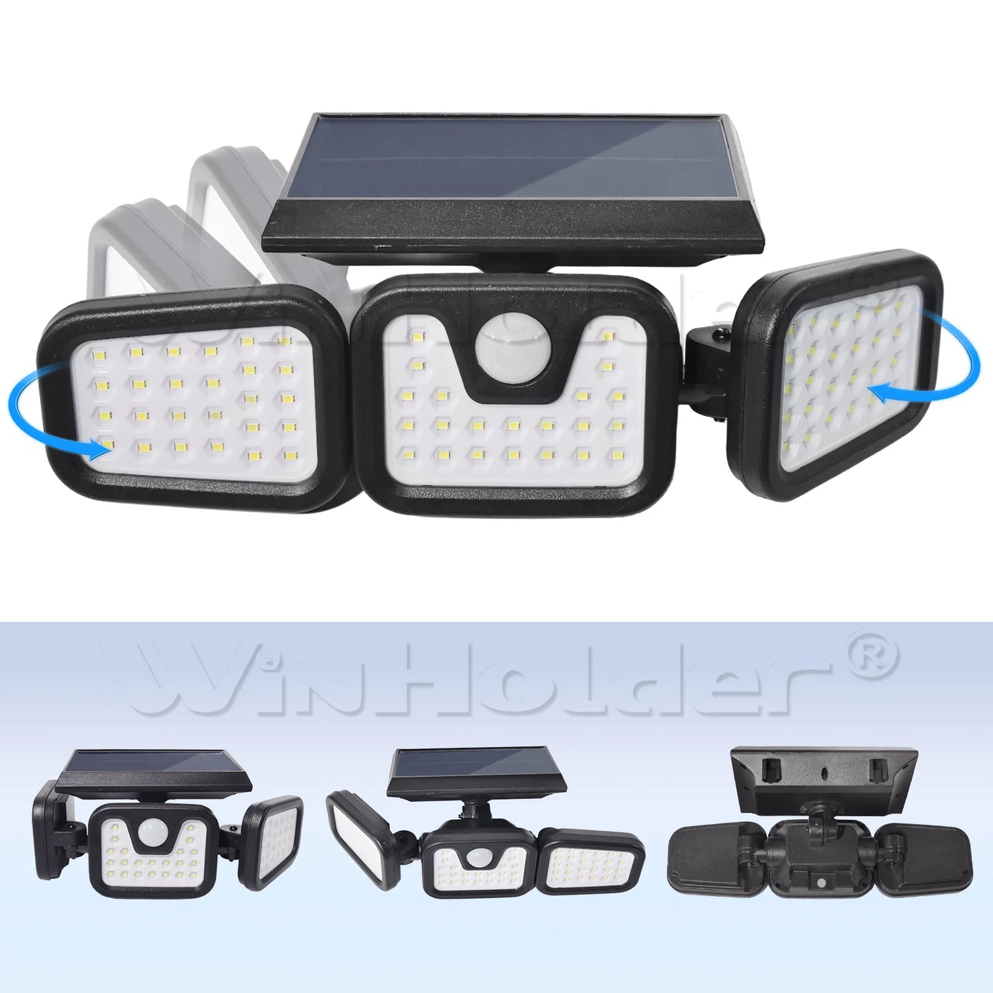 SolarGuard — Lámpara Solar LED con Sensor de Movimiento