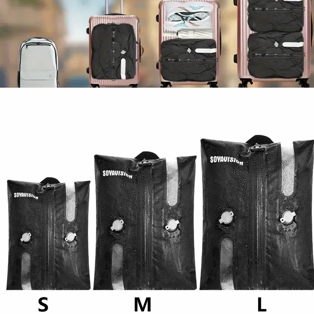 SpaceVac — Bolsas de Compresión al Vacío para Viaje