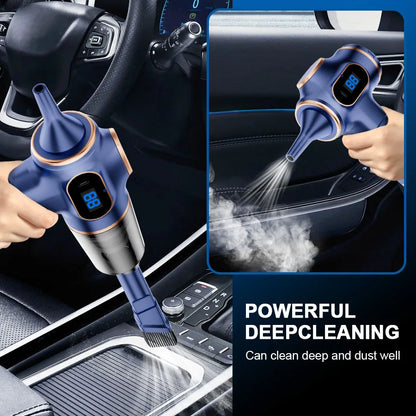 MiniVac Pro — Aspiradora Inalámbrica Portátil para Carro y Hogar