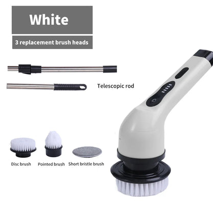 SpinClean 9en1 — Cepillo Eléctrico de Limpieza Giratorio