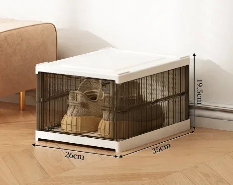 ClearShoe — Organizador Apilable de Zapatos Plegable