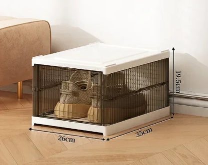 ClearShoe — Organizador Apilable de Zapatos Plegable