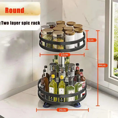 SpinRack — Organizador de Especias Giratorio 360°