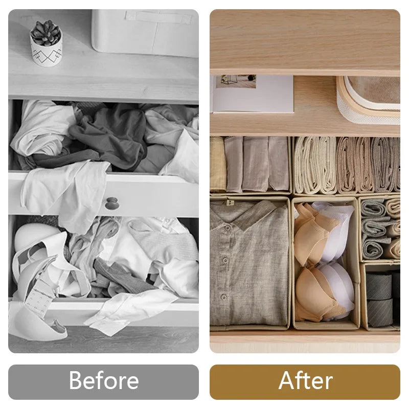 DrawerFit — Organizador Plegable para Ropa Interior y Cajones