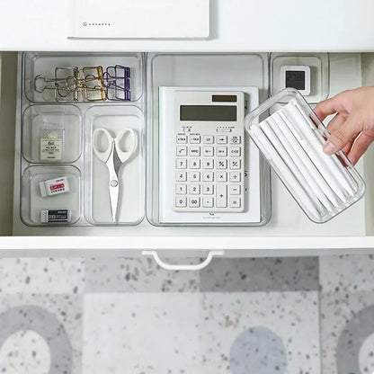 ClearBox — Organizador Transparente de Escritorio