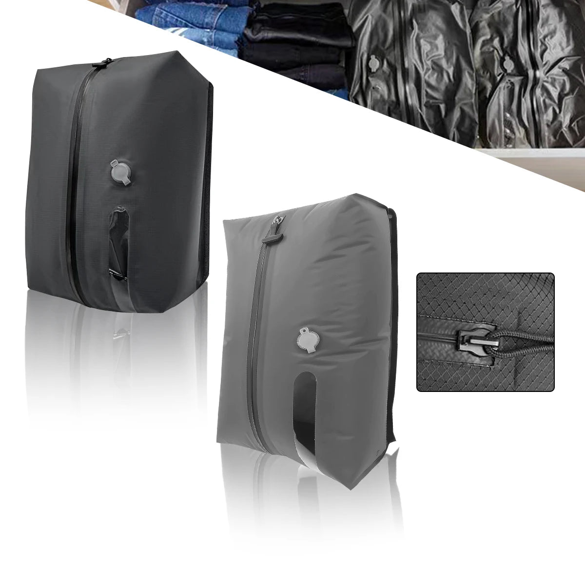 SpaceVac — Bolsas de Compresión al Vacío para Viaje