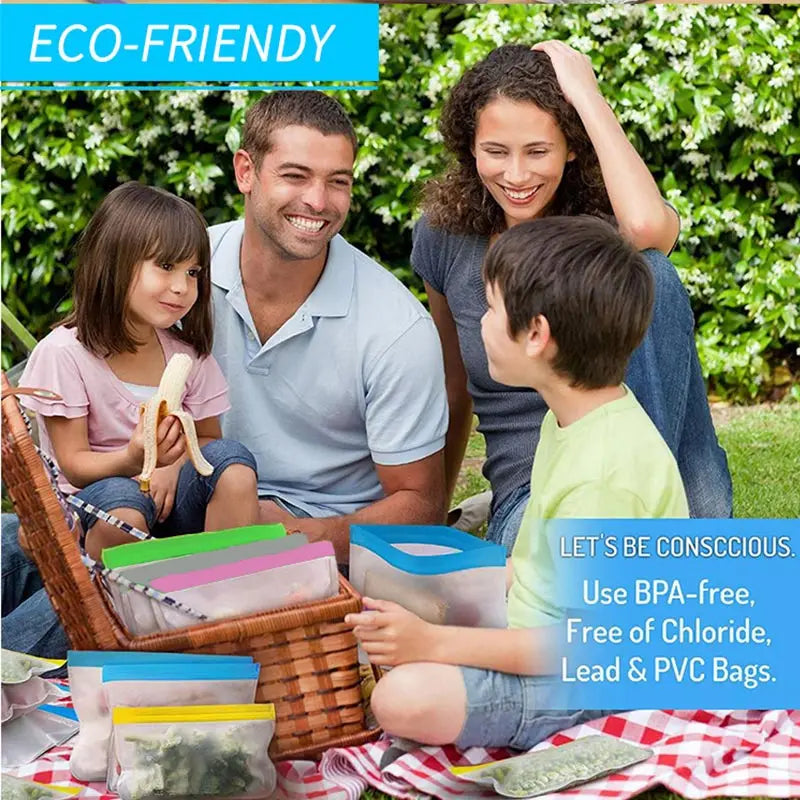 FreshPack — Bolsas de Silicona Reutilizables