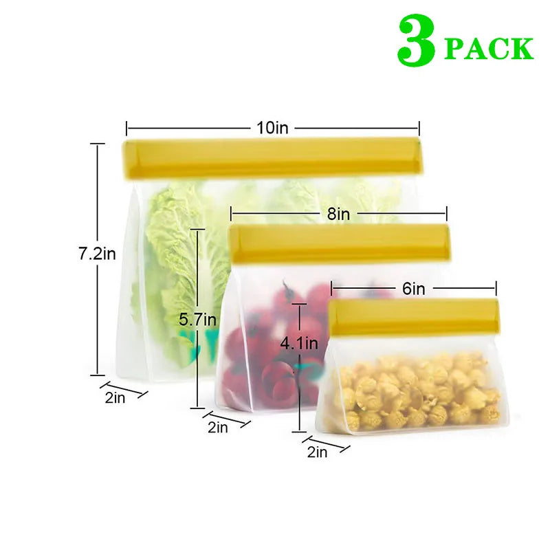 FreshPack — Bolsas de Silicona Reutilizables