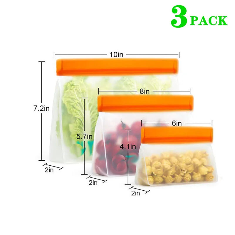 FreshPack — Bolsas de Silicona Reutilizables