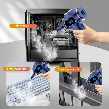 MiniVac Pro — Aspiradora Inalámbrica Portátil para Carro y Hogar