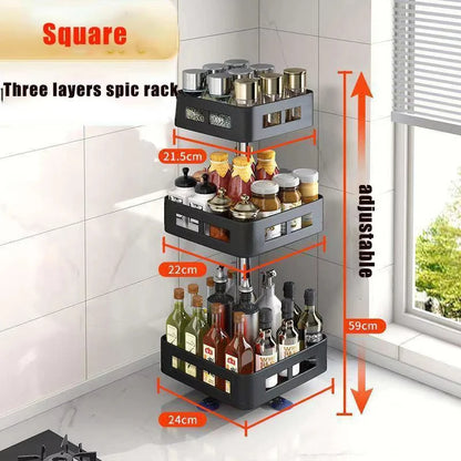 SpinRack — Organizador de Especias Giratorio 360°