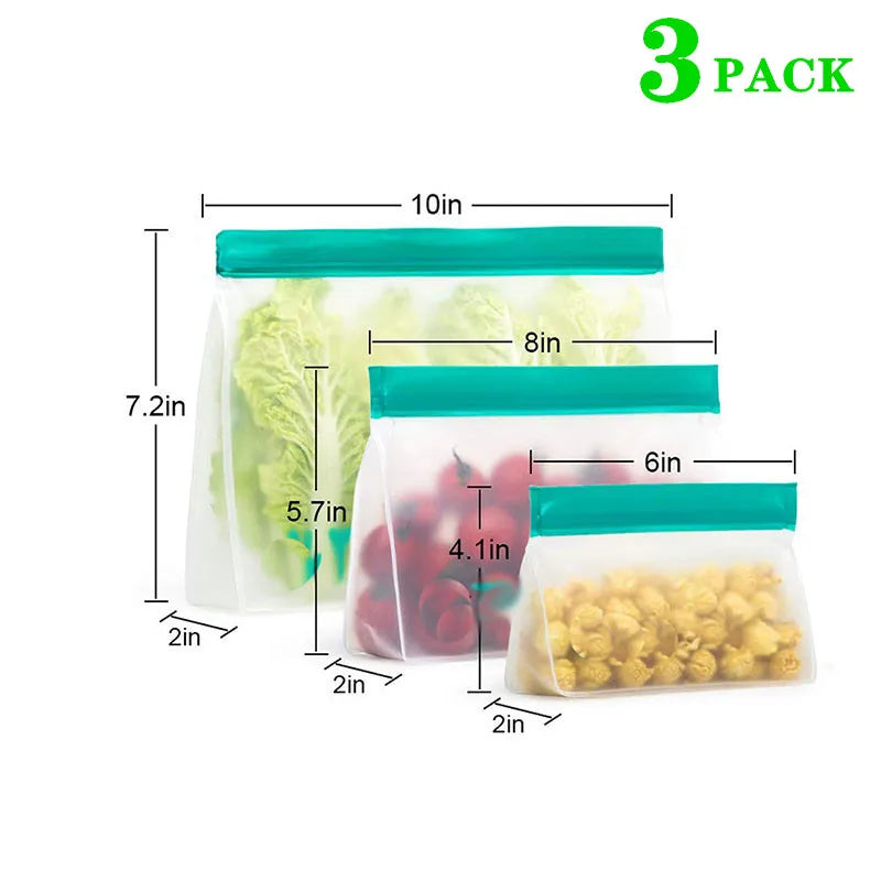 FreshPack — Bolsas de Silicona Reutilizables