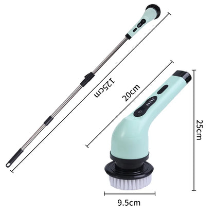 SpinClean 9en1 — Cepillo Eléctrico de Limpieza Giratorio