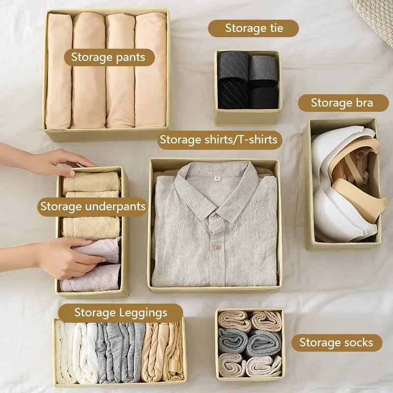 DrawerFit — Organizador Plegable para Ropa Interior y Cajones